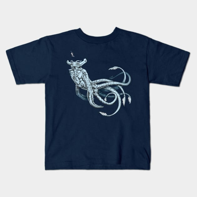 Sea Emperor Kids T-Shirt by UnknownWorlds